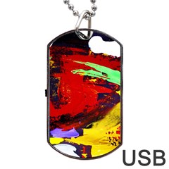 Balboa   Island On A Sand 19 Dog Tag Usb Flash (one Side) by bestdesignintheworld