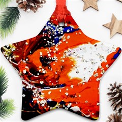 Smashed Butterfly 2 Star Ornament (two Sides) by bestdesignintheworld