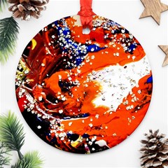 Smashed Butterfly 2 Ornament (round) by bestdesignintheworld