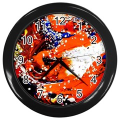 Smashed Butterfly 2 Wall Clocks (black) by bestdesignintheworld