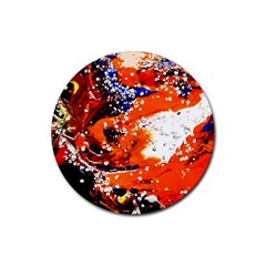 Smashed Butterfly 2 Rubber Coaster (round)  by bestdesignintheworld