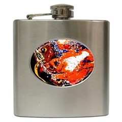 Smashed Butterfly 2 Hip Flask (6 Oz) by bestdesignintheworld