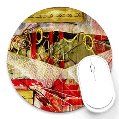 Hidden Strings Of Purity 4 Round Mousepads by bestdesignintheworld