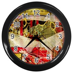 Hidden Strings Of Purity 4 Wall Clocks (black) by bestdesignintheworld