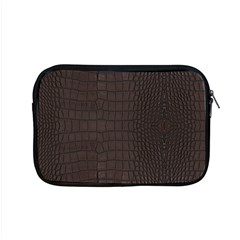 Gator Brown Leather Print Apple Macbook Pro 15  Zipper Case by LoolyElzayat