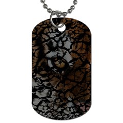 Earth Texture Tiger Shades Dog Tag (two Sides) by LoolyElzayat