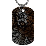 Earth Texture Tiger Shades Dog Tag (Two Sides) Front