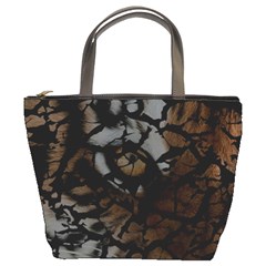 Earth Texture Tiger Shades Bucket Bags by LoolyElzayat