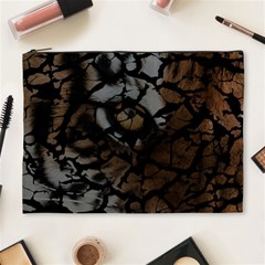 Earth Texture Tiger Shades Cosmetic Bag (xl) by LoolyElzayat