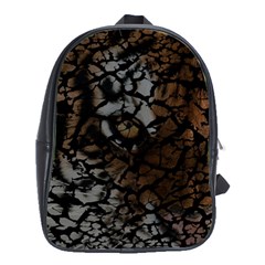 Earth Texture Tiger Shades School Bag (large) by LoolyElzayat