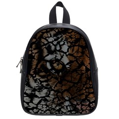 Earth Texture Tiger Shades School Bag (small) by LoolyElzayat