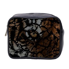 Earth Texture Tiger Shades Mini Toiletries Bag 2-side by LoolyElzayat