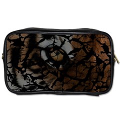 Earth Texture Tiger Shades Toiletries Bags 2-side by LoolyElzayat