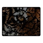 Earth Texture Tiger Shades Fleece Blanket (Small) 50 x40  Blanket Front