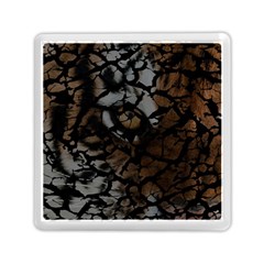 Earth Texture Tiger Shades Memory Card Reader (square)  by LoolyElzayat