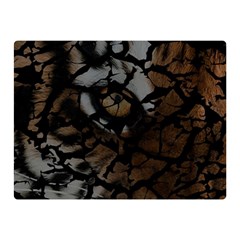 Earth Texture Tiger Shades Double Sided Flano Blanket (mini)  by LoolyElzayat