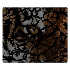 Earth Texture Tiger Shades Double Sided Flano Blanket (small)  by LoolyElzayat