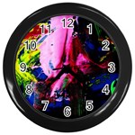 Global Warming 6 Wall Clocks (Black) Front