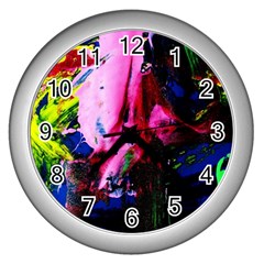 Global Warming 6 Wall Clocks (silver)  by bestdesignintheworld