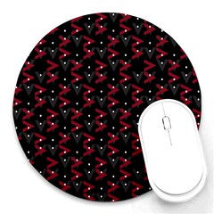 Intricate Polygons Pattern Round Mousepads by dflcprints