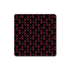 Intricate Polygons Pattern Square Magnet by dflcprints