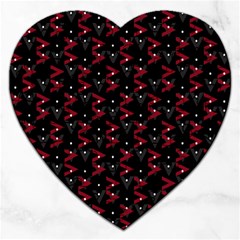 Intricate Polygons Pattern Jigsaw Puzzle (heart) by dflcprints