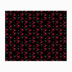 Intricate Polygons Pattern Small Glasses Cloth (2-side) by dflcprints