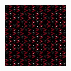 Intricate Polygons Pattern Medium Glasses Cloth (2-side) by dflcprints