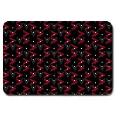 Intricate Polygons Pattern Large Doormat  by dflcprints