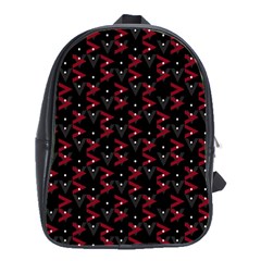 Intricate Polygons Pattern School Bag (large) by dflcprints