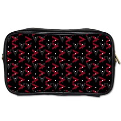 Intricate Polygons Pattern Toiletries Bags by dflcprints