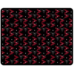 Intricate Polygons Pattern Double Sided Fleece Blanket (medium)  by dflcprints