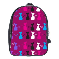 Cats School Bag (xl) by luizavictorya72