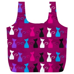 Cats Full Print Recycle Bags (l)  by luizavictorya72