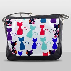 Cats Messenger Bags by luizavictorya72