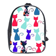 Cats School Bag (xl) by luizavictorya72