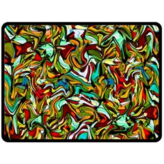 Artwork By Patrick-colorful-46 Fleece Blanket (large)  by ArtworkByPatrick