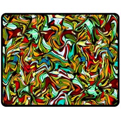 Artwork By Patrick-colorful-46 Fleece Blanket (medium)  by ArtworkByPatrick