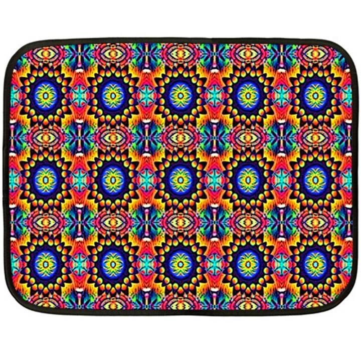 ARTWORK BY PATRICK-COLORFUL-47.1 Double Sided Fleece Blanket (Mini) 