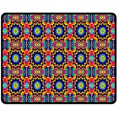 Artwork By Patrick-colorful-47 1 Double Sided Fleece Blanket (medium)  by ArtworkByPatrick