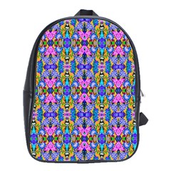 Artwork By Patrick-colorful-48 School Bag (large) by ArtworkByPatrick