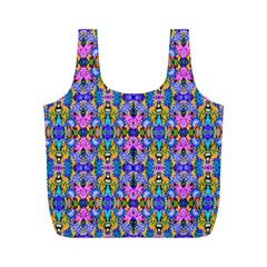 Artwork By Patrick-colorful-48 Full Print Recycle Bags (m)  by ArtworkByPatrick