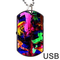 Global Warming 1 Dog Tag Usb Flash (one Side) by bestdesignintheworld