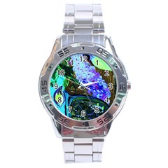 Lilac And Lillies 1 Stainless Steel Analogue Watch by bestdesignintheworld