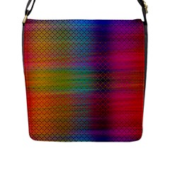 Colorful Sheet Flap Messenger Bag (l)  by LoolyElzayat