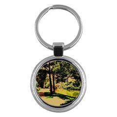 Hot Day In Dallas 25 Key Chains (round) 