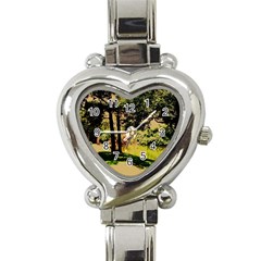 Hot Day In Dallas 25 Heart Italian Charm Watch by bestdesignintheworld