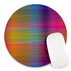 Colorful Sheet Round Mousepads by LoolyElzayat