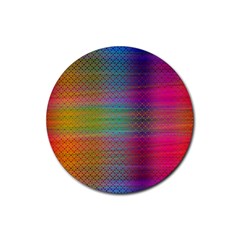 Colorful Sheet Rubber Coaster (round)  by LoolyElzayat