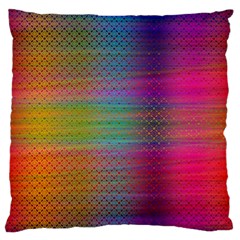 Colorful Sheet Large Flano Cushion Case (two Sides) by LoolyElzayat